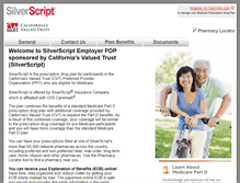 Tablet Screenshot of cvt3.silverscript.com